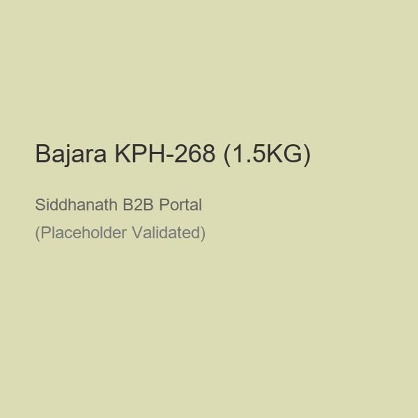 Bajara KPH-268 (1.5KG)