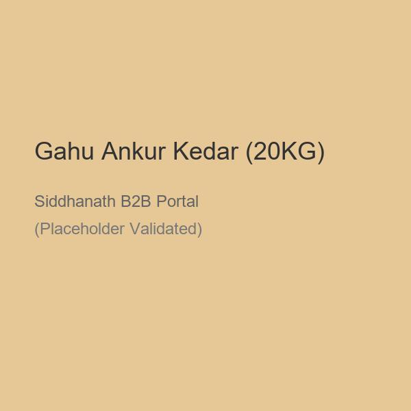 Gahu Ankur Kedar (20KG)