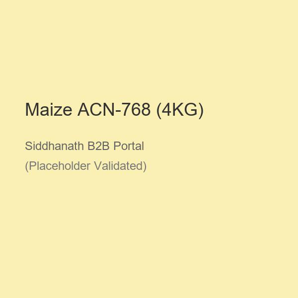 Maize ACN-768 (4KG)