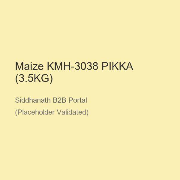 Maize KMH-3038 PIKKA (3.5KG)