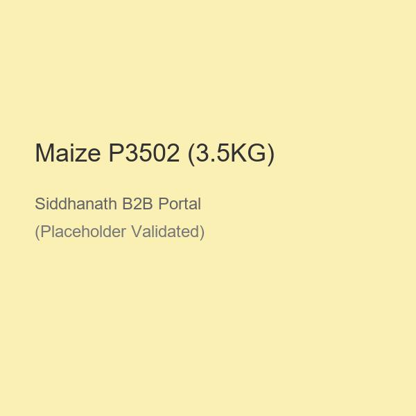 Maize P3502 (3.5KG)