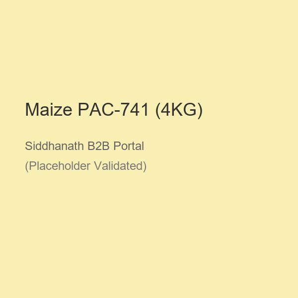 Maize PAC-741 (4KG)