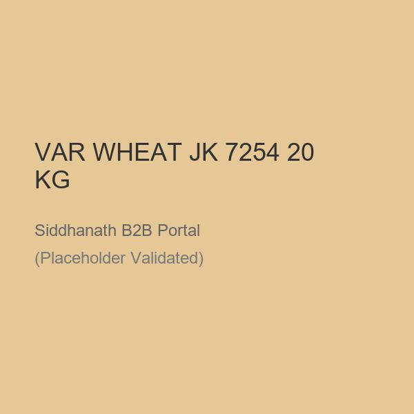VAR WHEAT JK 7254 20 KG